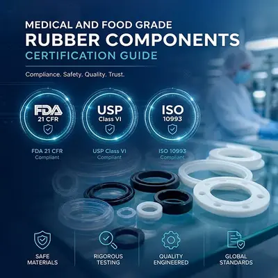 Medical & Food Grade Rubber Certification: FDA, USP Class VI & ISO 10993 Guide
