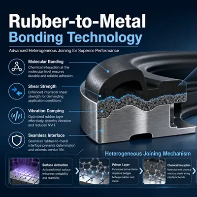 Rubber-to-Metal Bonding Design Guide: Enhancing Shear Strength and Durability in Custom Seals